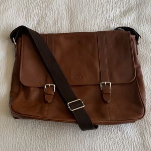 Cole Haan Leather Messenger Bag